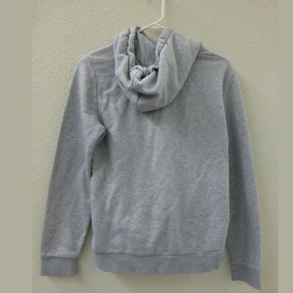 adidas Grey Hoodie with Big Logo - Picture 4 of 7